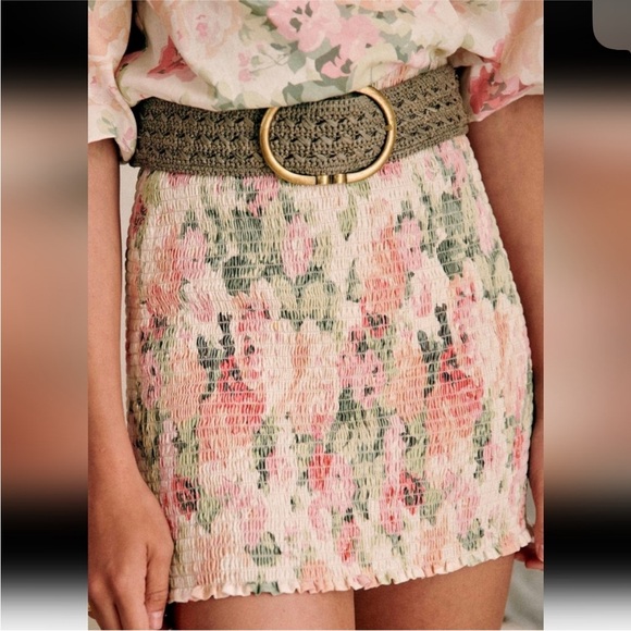 Sezane Olga Dress floral pink - Picture 2 of 3